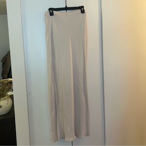 The Tilda Maxi Slip Skirt in Light Pink